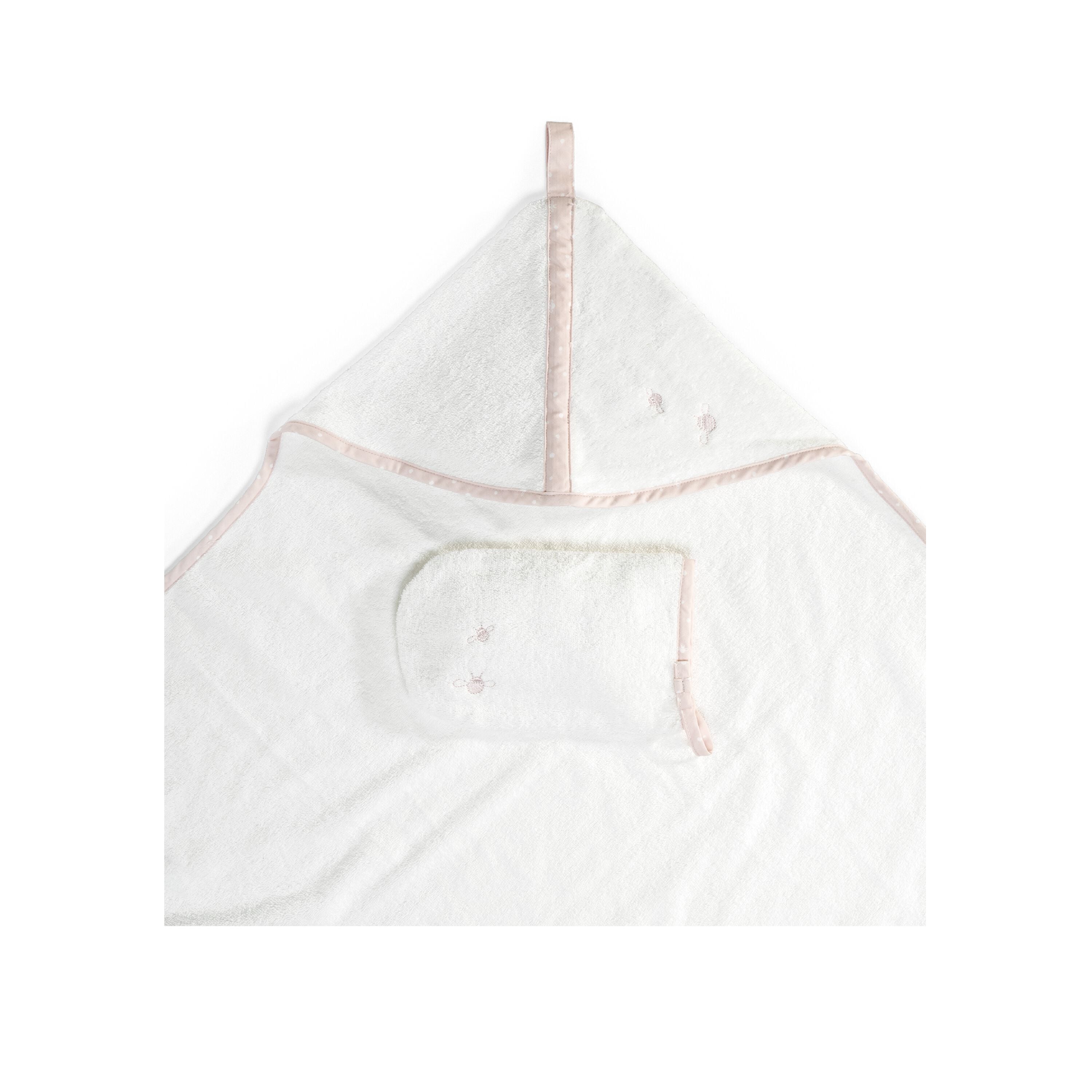 Stokke® Toalla con capucha Pink Bee OCS, Pink Bee, mainview